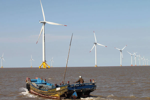 China prepara la turbina eólica marina más grande del mundo, con