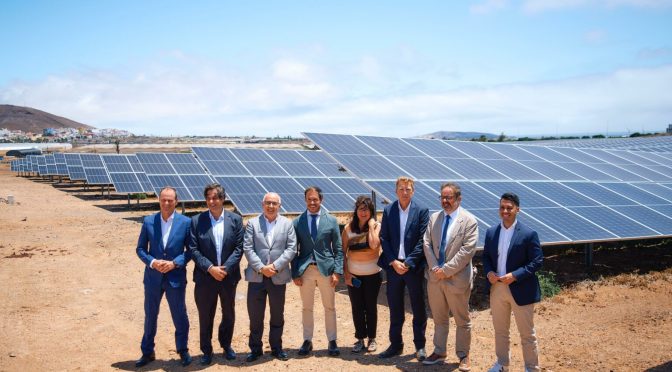 Naturgy inaugura cinco nuevas plantas fotovoltaicas (Gran Canaria I y II y Telde I, IV y V) en el municipio de Agüimes (Gran Canaria)
