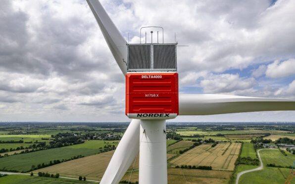 Nordex instala la primera turbina eólica N175/6.X del mundo en Alemania