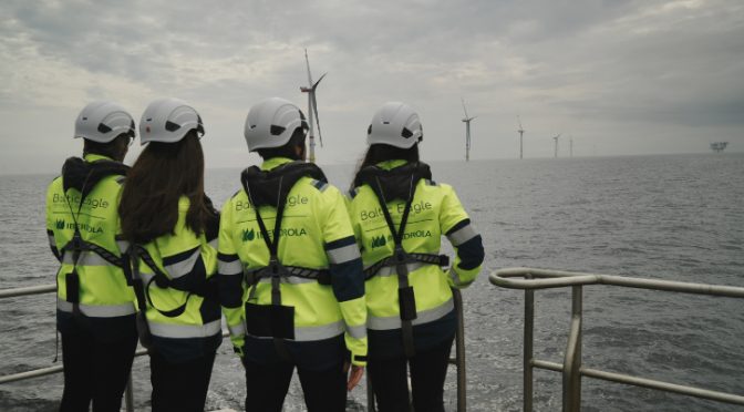 Iberdrola completa la instalación de los aerogeneradores del parque eólico marino Baltic Eagle junto con Masdar