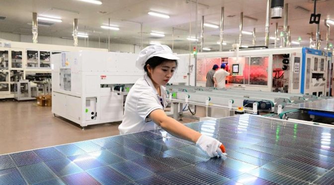 La industria fotovoltaica de China sigue creciendo gracias a la innovación tecnológica