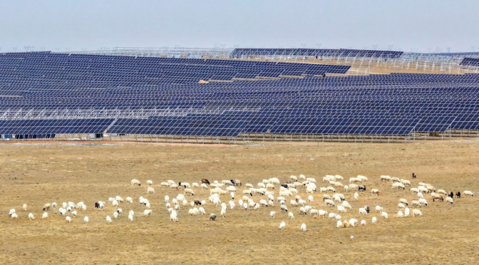 China está construyendo una “Gran Muralla Fotovoltaica”