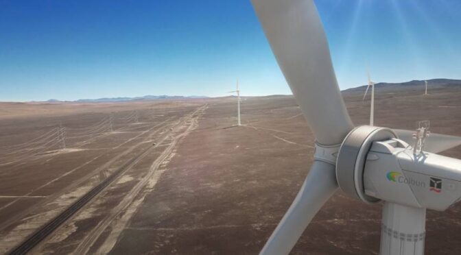 Hoy se inaugura la mayor central eólica de Chile con 140 aerogeneradores